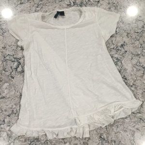 Anthropologie white t shirt